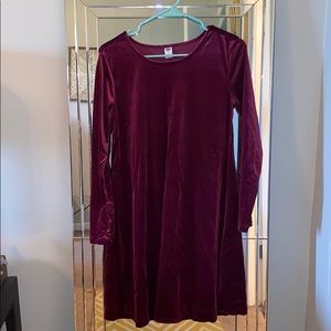 Old Navy Velvet Swing Dress